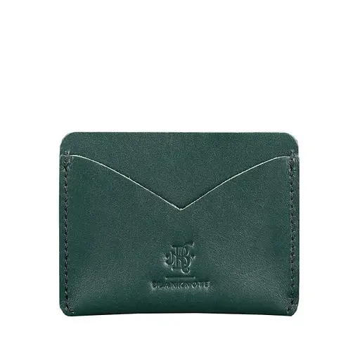 Женский кожаный кейс-слим 5.0 зеленый - фото 6