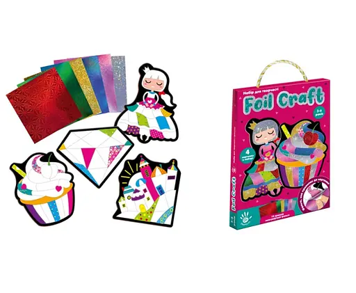 Набір для творчості Foil Craft Принцеса, Vladi Toys, VT4433-11