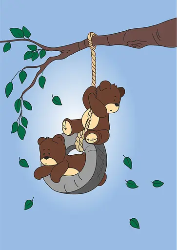 Розмальовка за контурами Rosa Kids Малювалка Грайливі ведмежата 20x30 см - фото 2