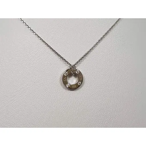 Срібне кольє Qvaliz Годинничок с фианитами. 90801283 - фото 2