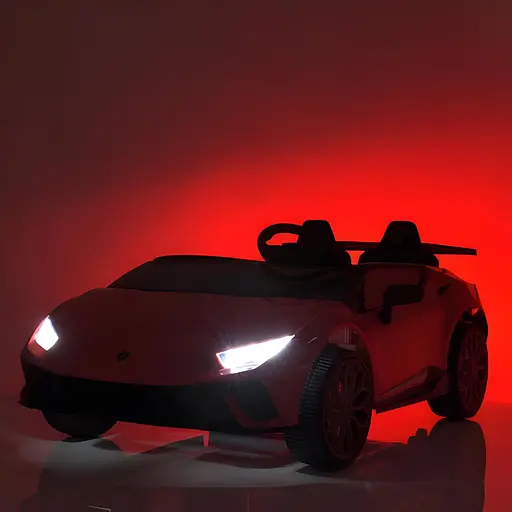 Електромобіль дитячий Bambi Lamborghini M 5020EBLR-5 24V на пульті керування та сигналом на кермі - фото 8