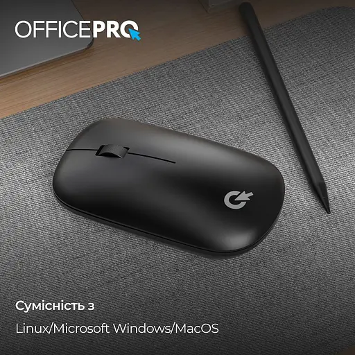 Мышь OfficePro M225B Silent Click Wireless Black [144296] - фото 12
