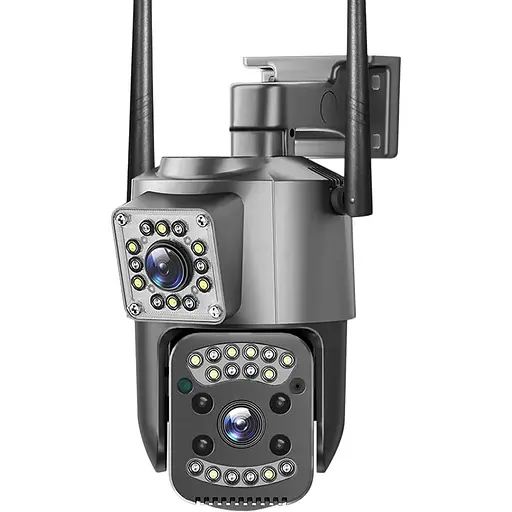 IP камера видеонаблюдения RIAS SC03-4G Wi-Fi 2 объектива 4MP+4MP уличная с удаленным доступом
