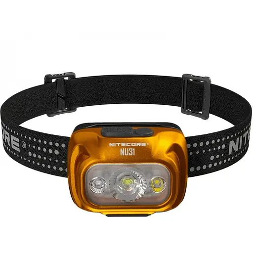 Ліхтар налобний Nitecore NU31 Orange (1088-6-1504_orange)