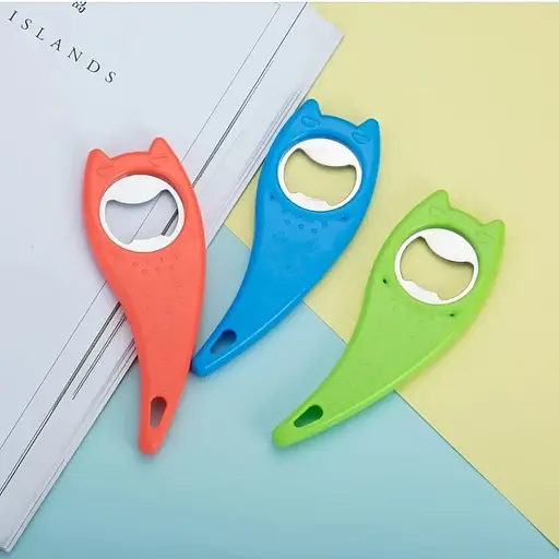 Відкривачка для пляшок у формі дельфіна Жовтий 87979 - фото 5