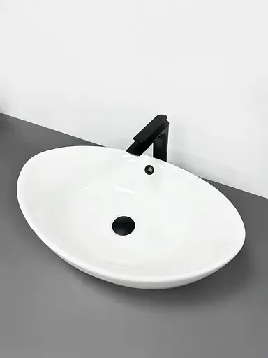 Умивальник VBI Ankona white накладний VBI-012900, Білий - фото 3