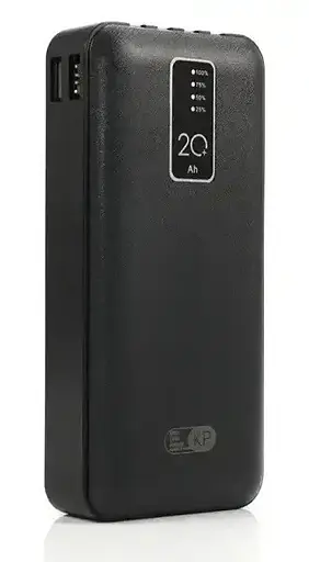 Портативное зарядное устройство для Power Bank King Power KP-27 20000 mAh 4 в 1 Черный - фото 5