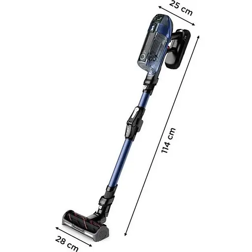 Пылесос Rowenta Xforce Flex 14.60 Aqua беспроводной черно-синий (RH99C0WO) - фото 3