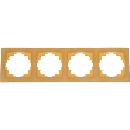 Рамка Brille на 4 поста шампань NB-4F iv