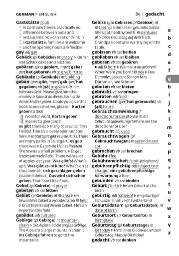 Collins Gem German School Dictionary 3rd Edition - фото 3
