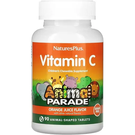 Вітаміни Nature's Plus Sugarfree Vit C Chewable 90 tabs (1086-2022-10-2844)