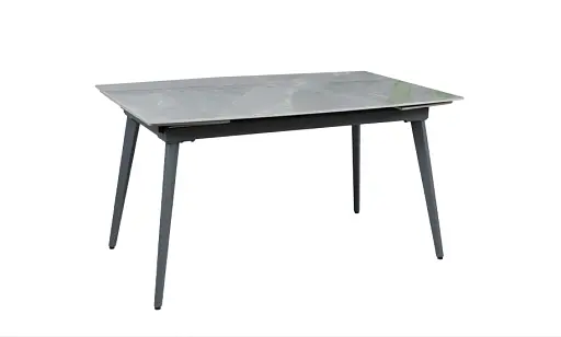 Стол Люкс серый глянец 1200/1800х800х760 серые ноги