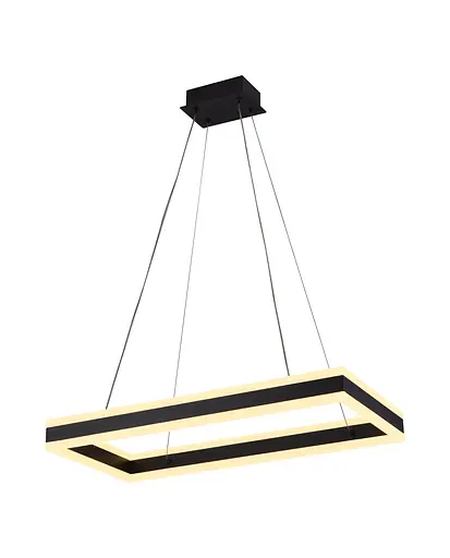 Стельова світлодіодна люстра QQD3093 (Чорний)