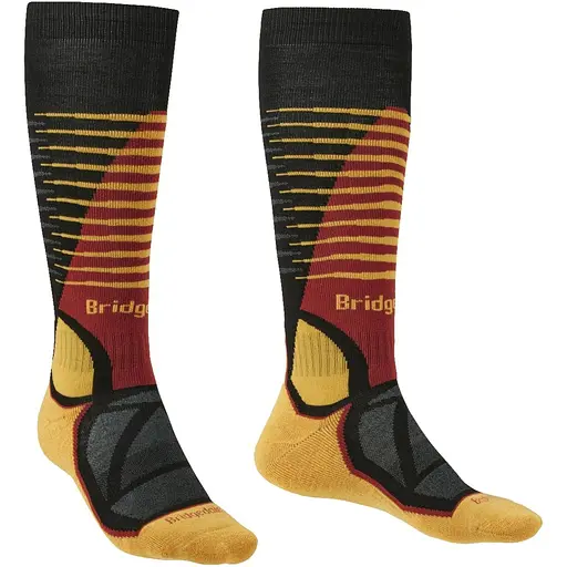 Носки Bridgedale Ski MW Black/Gold L (1053-710214.226.L)