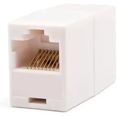 Розетка соединительная для RJ45 мама мама Grey Atcom (11445)