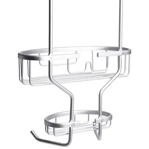 Полка для ванной комнаты Yiwu трехъярусная подвесная 28 x 13 x 63 см (HP-46-1) - фото 4