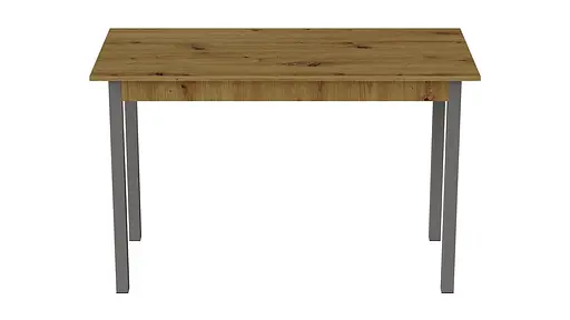 Стіл кухонний Ferrum-decor Маріо 75x120x70 Сірий ДСП Дуб Артізан 16мм (FRD-105731) - фото 4