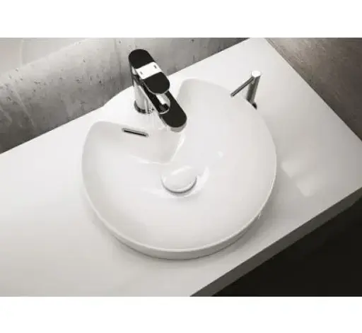 Раковина врезная в столешницу Cersanit Crea круглая 38 см. K114-002 30412 - фото 6