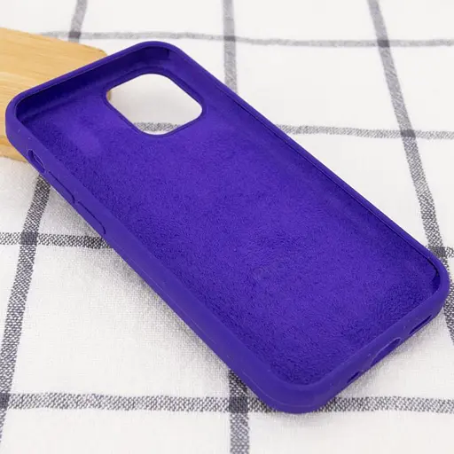 Чохол Epik Silicone Case Full Protective AA для Apple iPhone 12 Pro/12, 6.1 Фіолетовий/Ultra Violet - фото 3