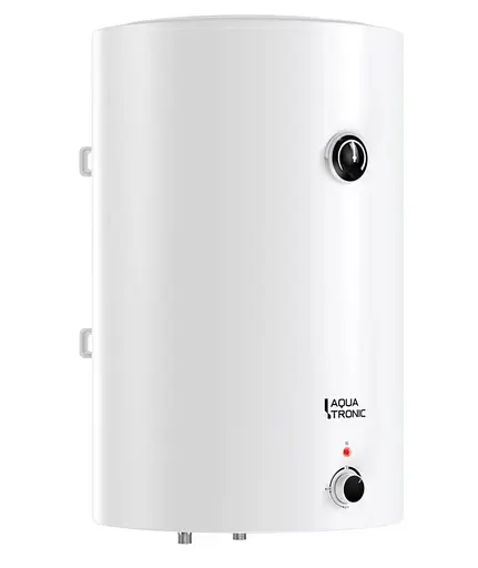 Водонагреватель электрический Aquatronic, 2 кВт, сухой ТЭН, 100 л универсальный, цилиндрический, белый (Round D1004620 B4) - фото 2