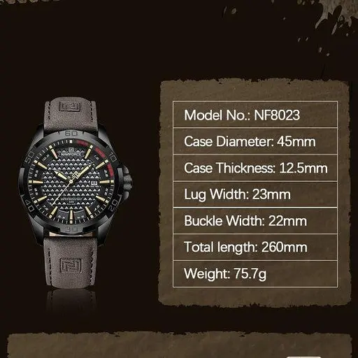 Мужские наручные часы Naviforce Fortune - фото 7