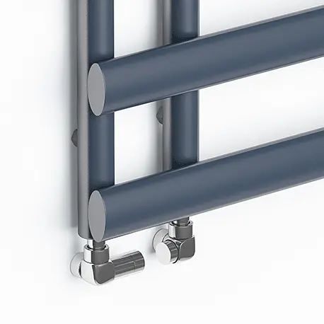 Рушникосушка дизайнерська Ideale Emma 11 7/500 антрацит, Антрацит - фото 2