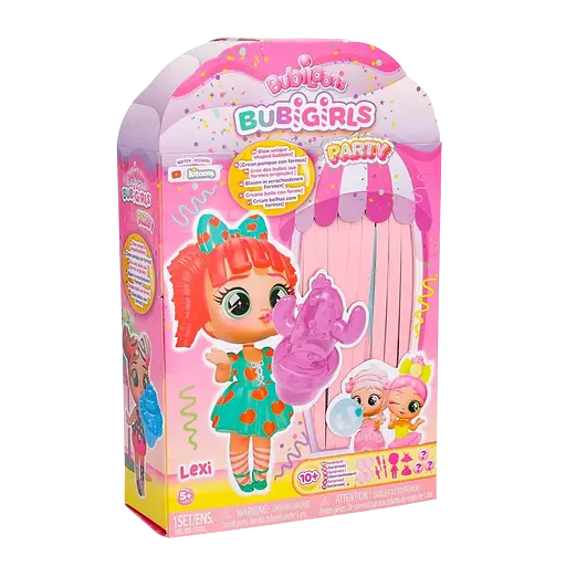 Набор: игровой набор Disney Doorables Большой праздничный дом + игровой набор с куклой Bubiloons Малышка Баби Лекси 18.5 см - фото 3
