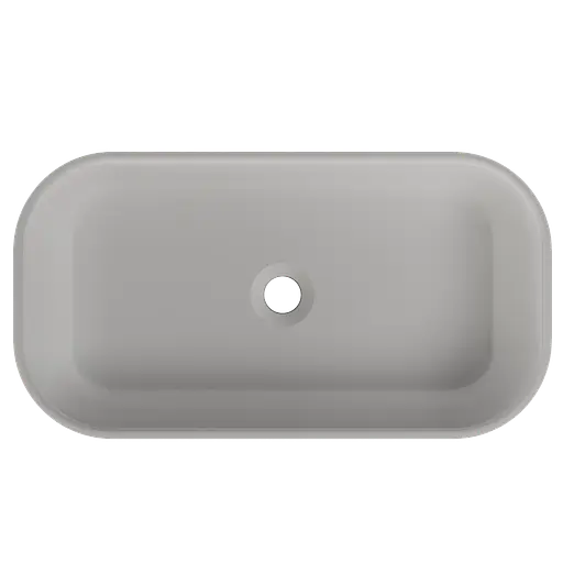 Раковина глянцева накладна Amidicon Atlant 60 600x320 з литого каменю ATLANT_60_HL, Білий - фото 3