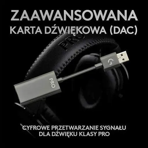 Комп'ютерна гарнітура Logitech G PRO X Wireless Lightspeed Black (981-000907) - фото 8