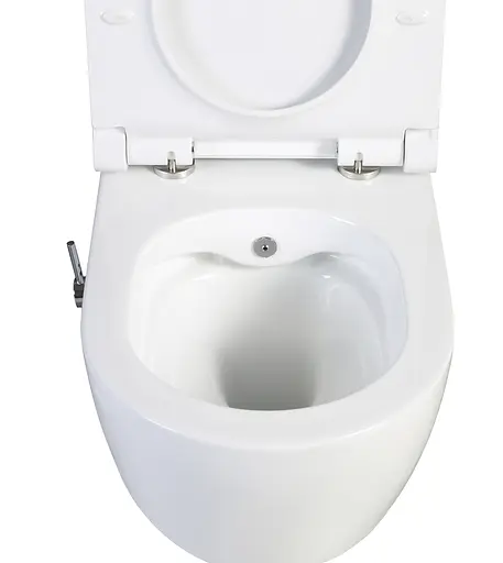 Унитаз-биде подвесной Mixxus Premium Ellipse-1301-R 500x365x350 мм Rimless MP6659, Белый - фото 6