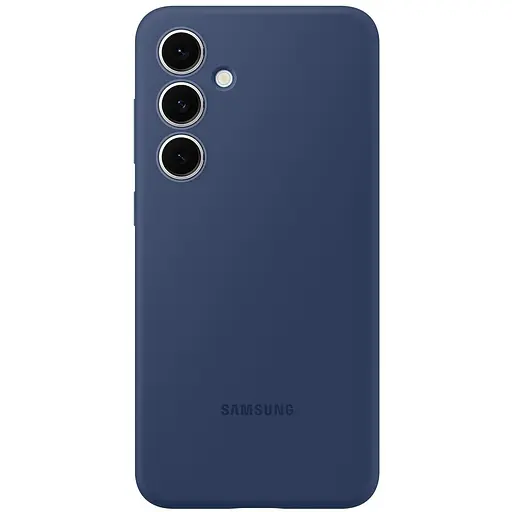 Оригінальний силіконовий чохол Samsung Silicone Case для Samsung Galaxy S24 FE Blue EF-PS721CLEGWW
