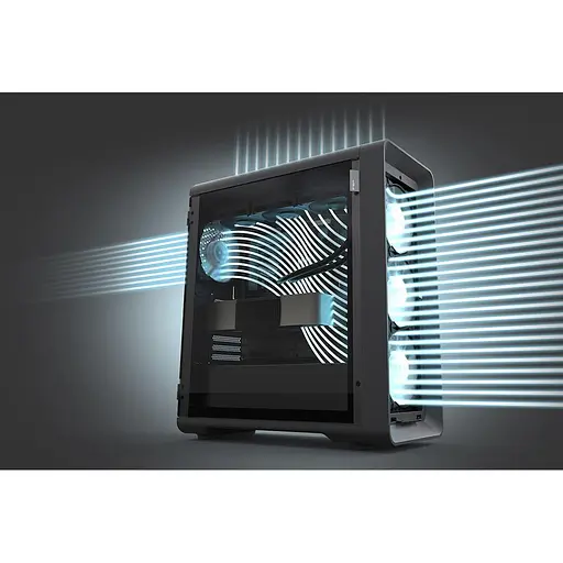 Корпус FSP CUT593AB без БЖ Black (CUT593AB) - фото 6