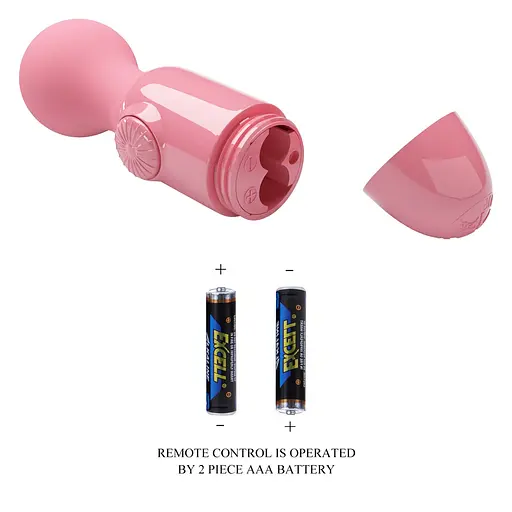 Вібромасажер Pretty Love Mini Stick Little Cute 12 см рожевий - фото 9