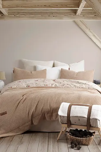 Постільна білизна Sherwood Cappuccino (Фланель + Шерпа) Istanbul pbe0051509 - фото 1