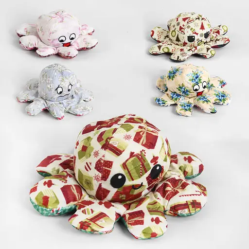 М’яка іграшка-антистрес Восьминіг-вивернушка, 20 см (В асортименті) - фото 2