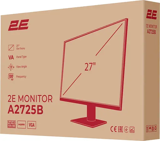 Монитор 27" 2E A2725B FHD VA 100Hz (2E-A2725B-01.EU) - фото 14