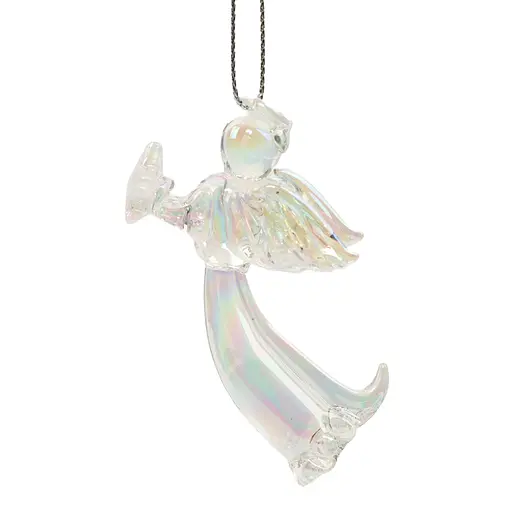 Елочное украшение "Ангел стеклянный" 7 см, YQ1463992