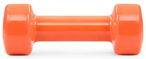 Гантель виниловая PowerPlay 4125 Achilles 4 кг Оранжевая 1 шт (PP_4125_4kg) - фото 2