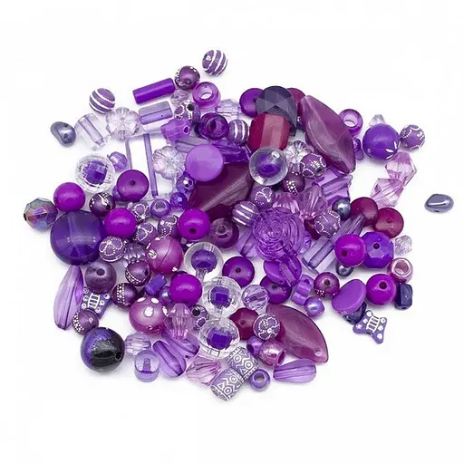 Декоративні намистинки для творчості Бомбей Dom Busin УТ100014231 в упаковці 74 шт - фото 1