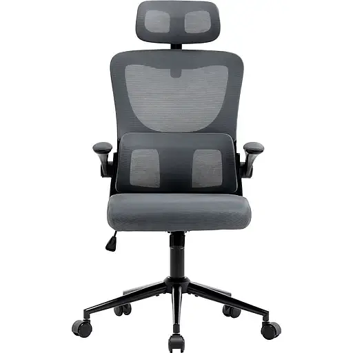 Офисное кресло GT Racer X-5728, черно-серое (X-5728 Black/Gray) - фото 3