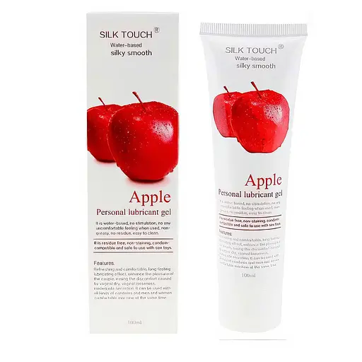 Интимный гель-лубрикант увлажняющий Silk Touch с ароматом яблока 100 мл - фото 3