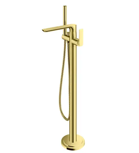 Змішувач для ванни Kohlman Experience Gold для підлоги QF1165E-GD Золотий - фото 1