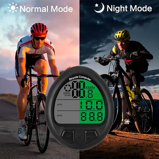 Велокомпьютер Bicycle Computer NO: 669/999 Waterproof + подсветка экрана (19 функций) - фото 5
