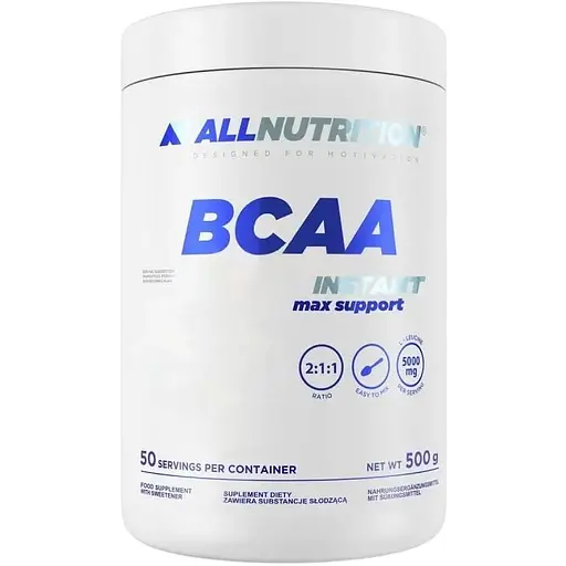 Аминокислота BCAA AllNutrition BCAA Max Support Instant, 500 грамм - Арбуз