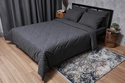 Пододеяльник Moon&Star Бязь Gold Люкс Storm Двуспальный 175x210 см - фото 1