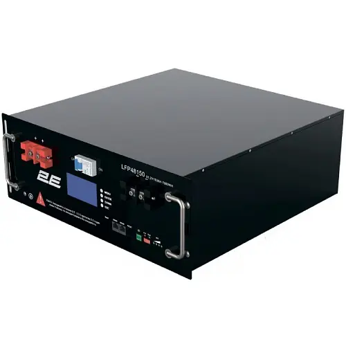Аккумулятор 2E LFP48150 19" LCD 16S LiFePo4 48V 150Ah (2E-LFP48150-LCD)