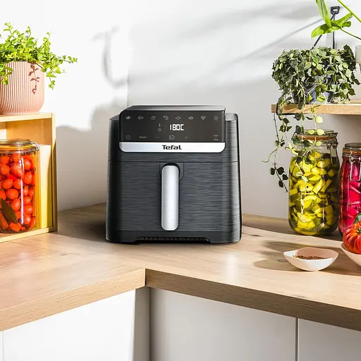 Аерогриль Tefal Easy Fry Mega Compact чорний 1700 Вт (EY8618E0) - фото 12