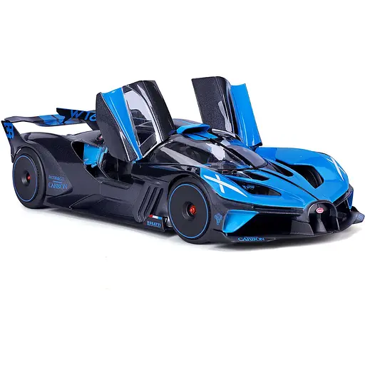 Автомодель Bburago Bugatti Bolide 1:18 черно-синяя (18-11047) - фото 2