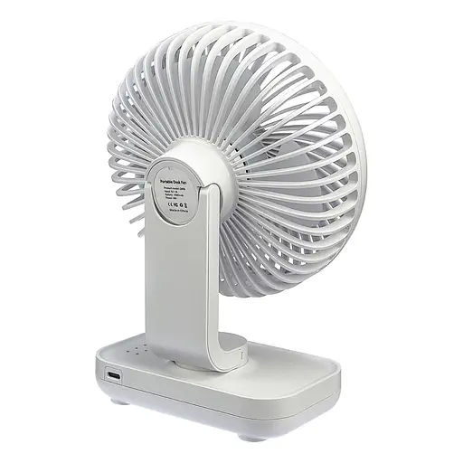 Вентилятор настільний бездротовий GXQC D606 білий - фото 3
