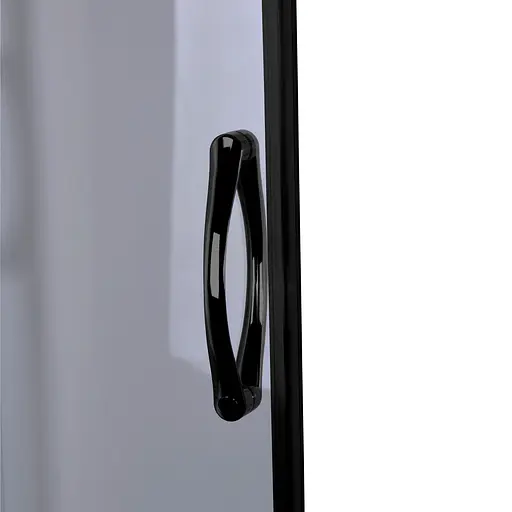 Душевой бокс Bravo квадратный Nida L90GBB (L90B) (4уп.), Черный матовый, прозрачный, Черный матовый - фото 5